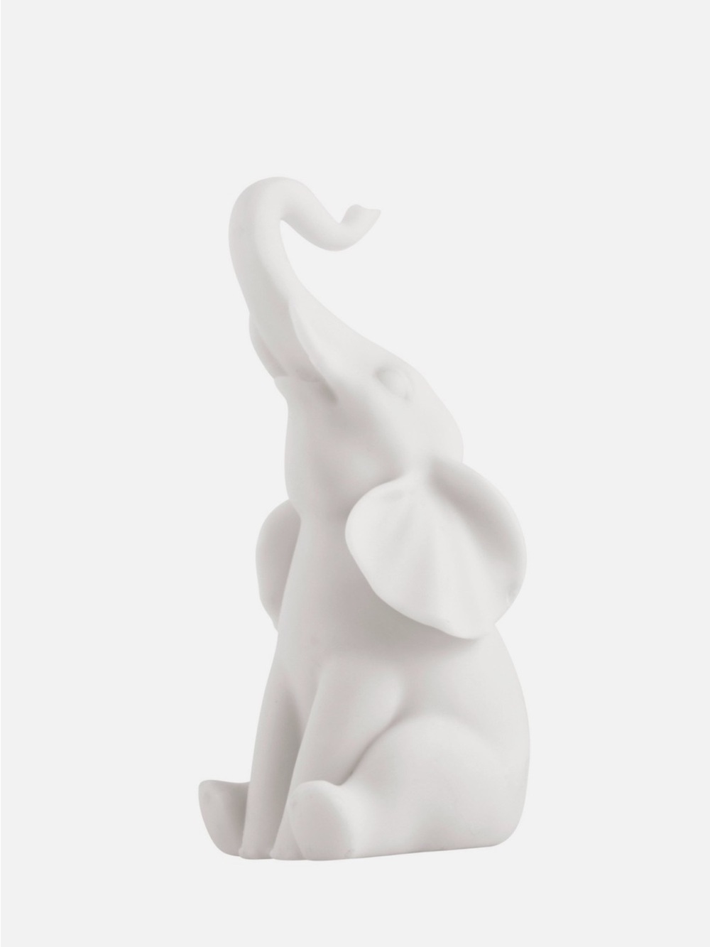 Good Luck Elephant with Raised Trunk Figurine 7 inch